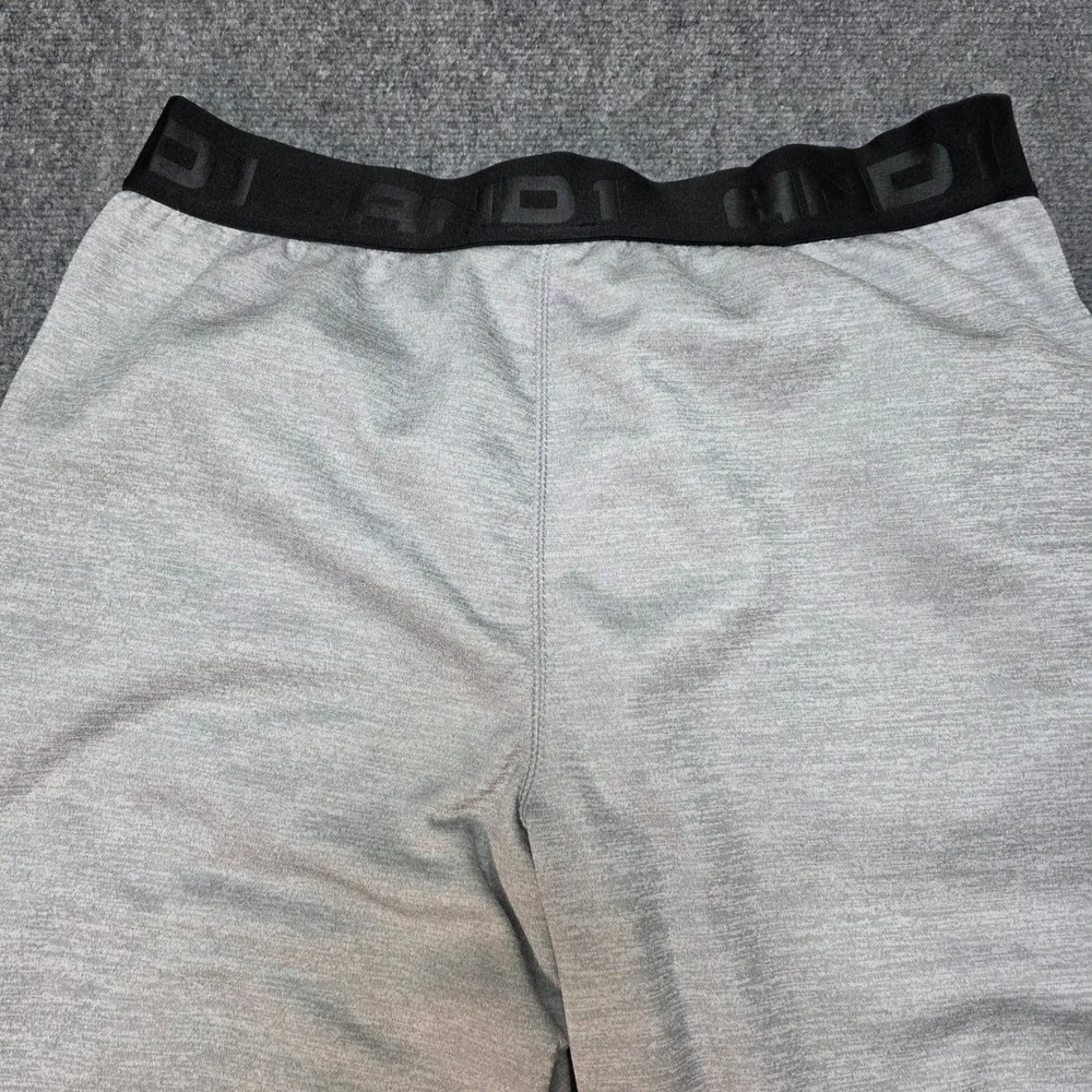 AND1 Men's Size Large Gray Performance Sweatpants Basketball Joggers Pockets‎